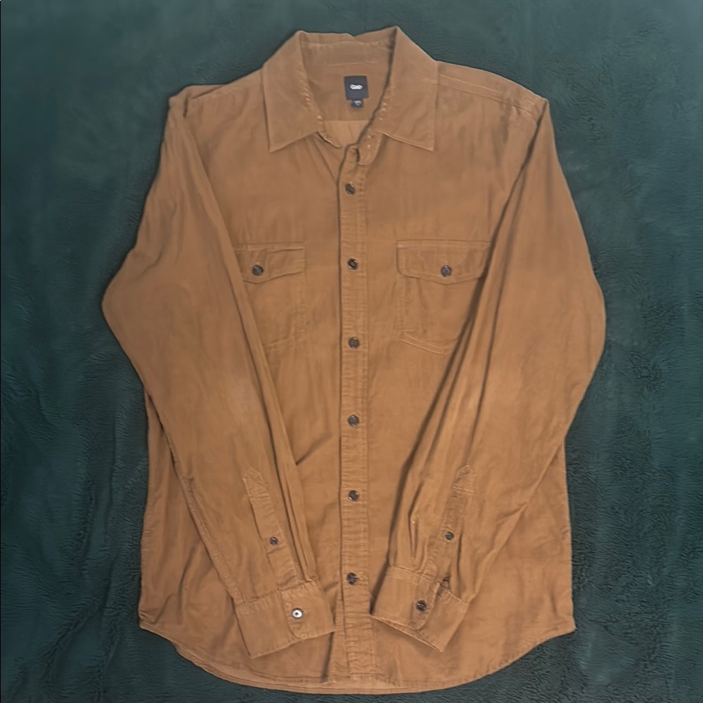 GAP Tan Corduroy Shirt